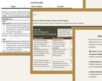 Resume Toolkit: All-in-One Templates, Tools, and Systems for Your Job Search
