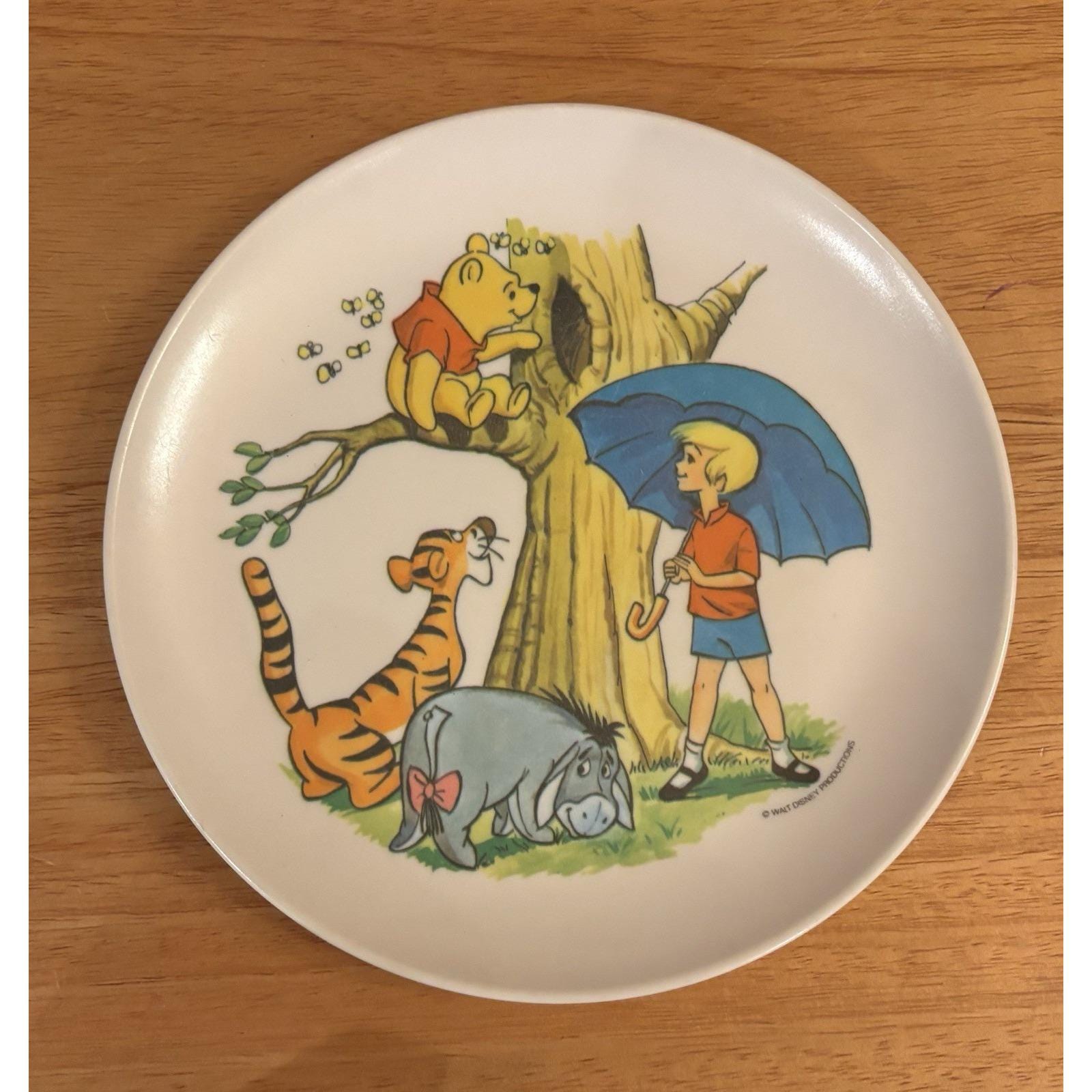 Winnie the Pooh Melamine Plate - Etsy