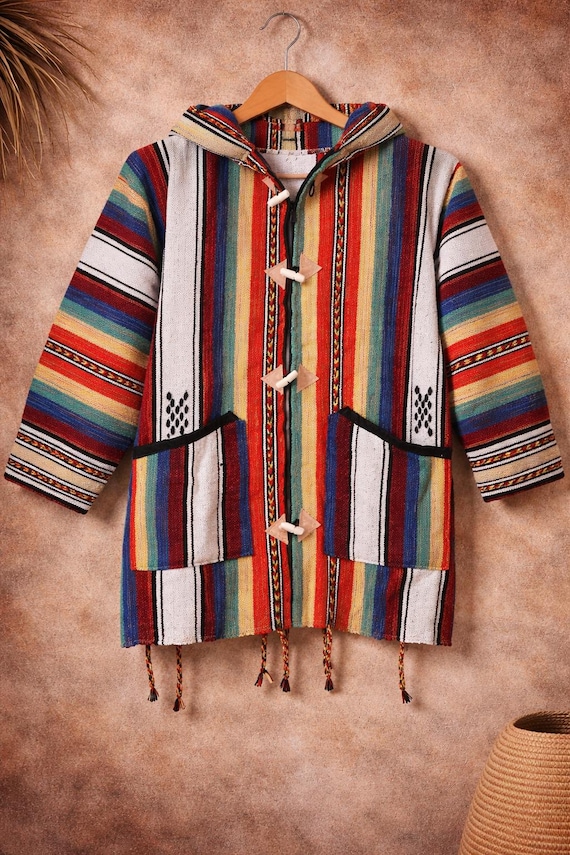 Handmade Moroccan Wool Hooded Djellaba – Unisex Berber Qashabiya