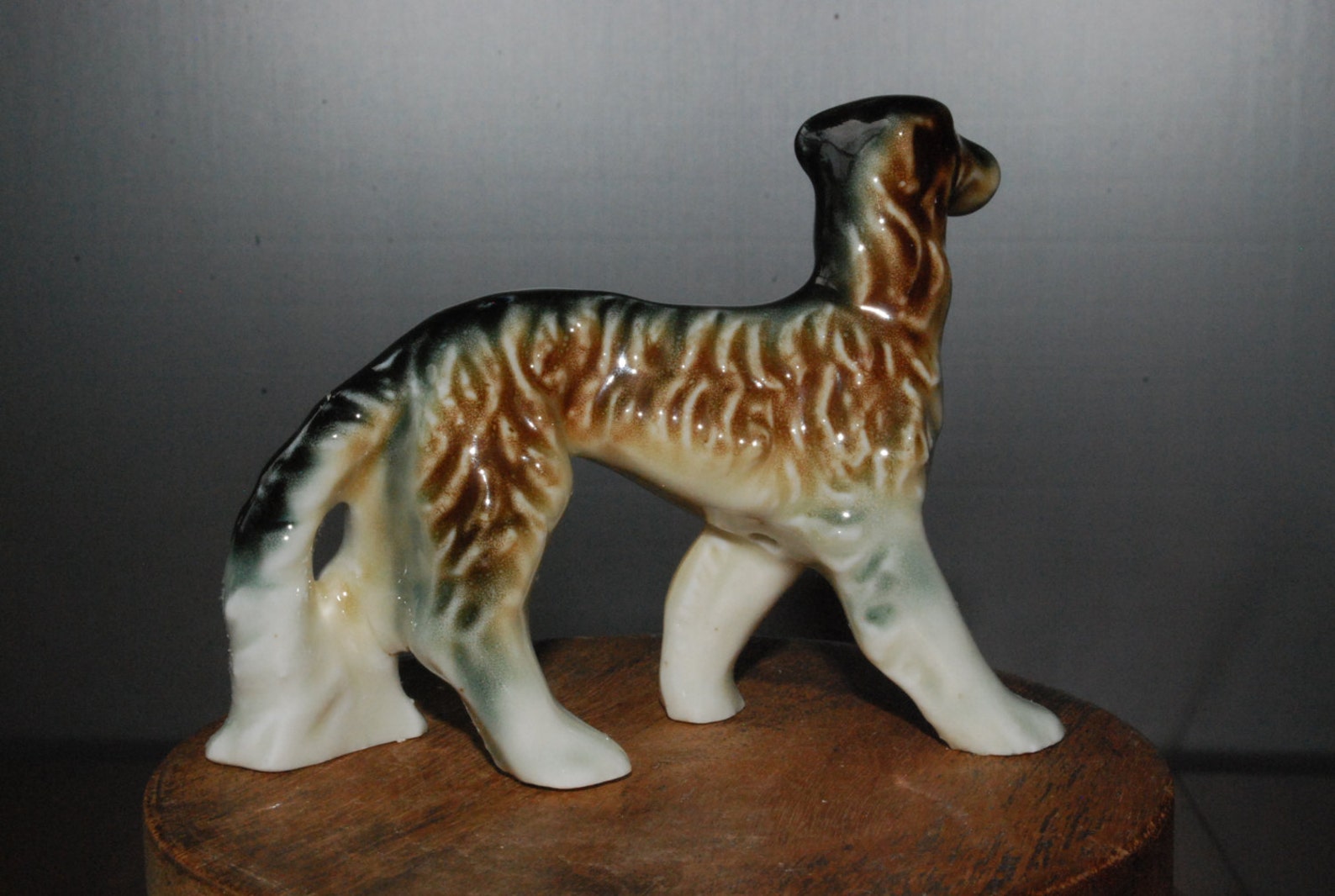 Vintage Miniature Dog Figurine Wolf Hound / Afgan Etsy