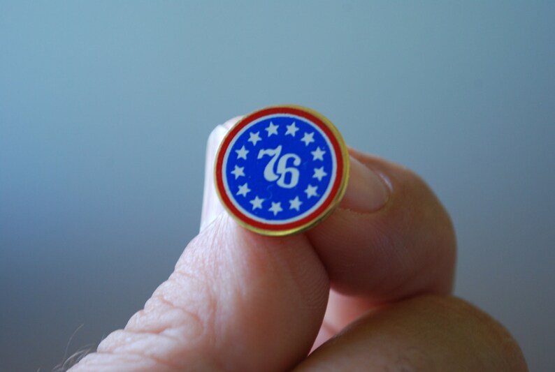 76 tie tack vintage political tie tack bi centennial tie tack political rally spirit of 76