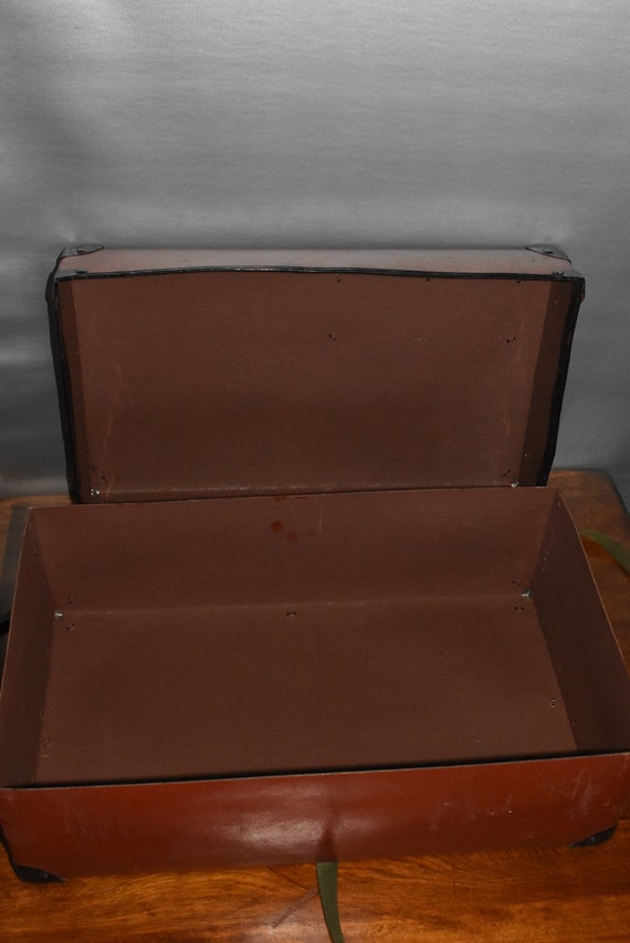 Vintage Brown Suitcase ~ Vintage Mailing Box ~ Vi… - image 9
