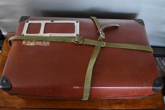 Vintage Brown Suitcase ~ Vintage Mailing Box ~ Vi… - image 5