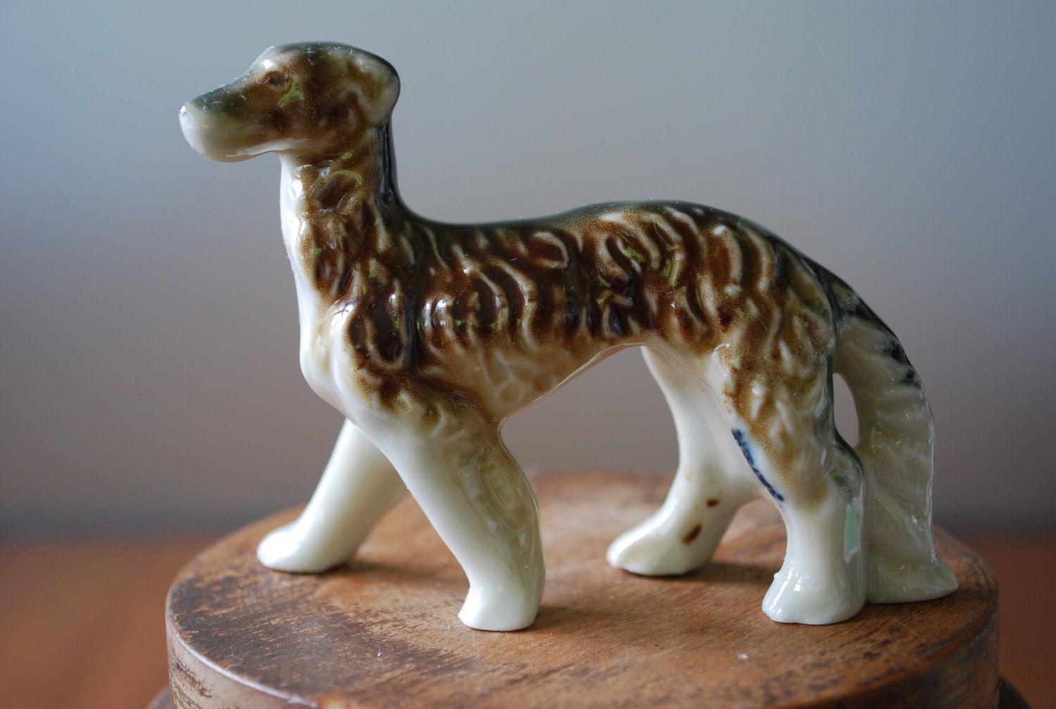 Vintage Miniature Dog Figurine Wolf Hound / Afgan - Etsy