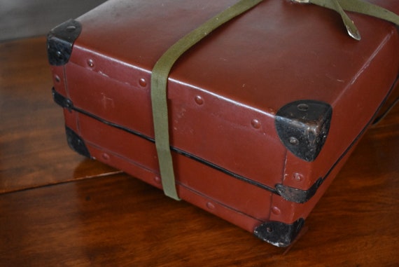 Vintage Brown Suitcase ~ Vintage Mailing Box ~ Vi… - image 8