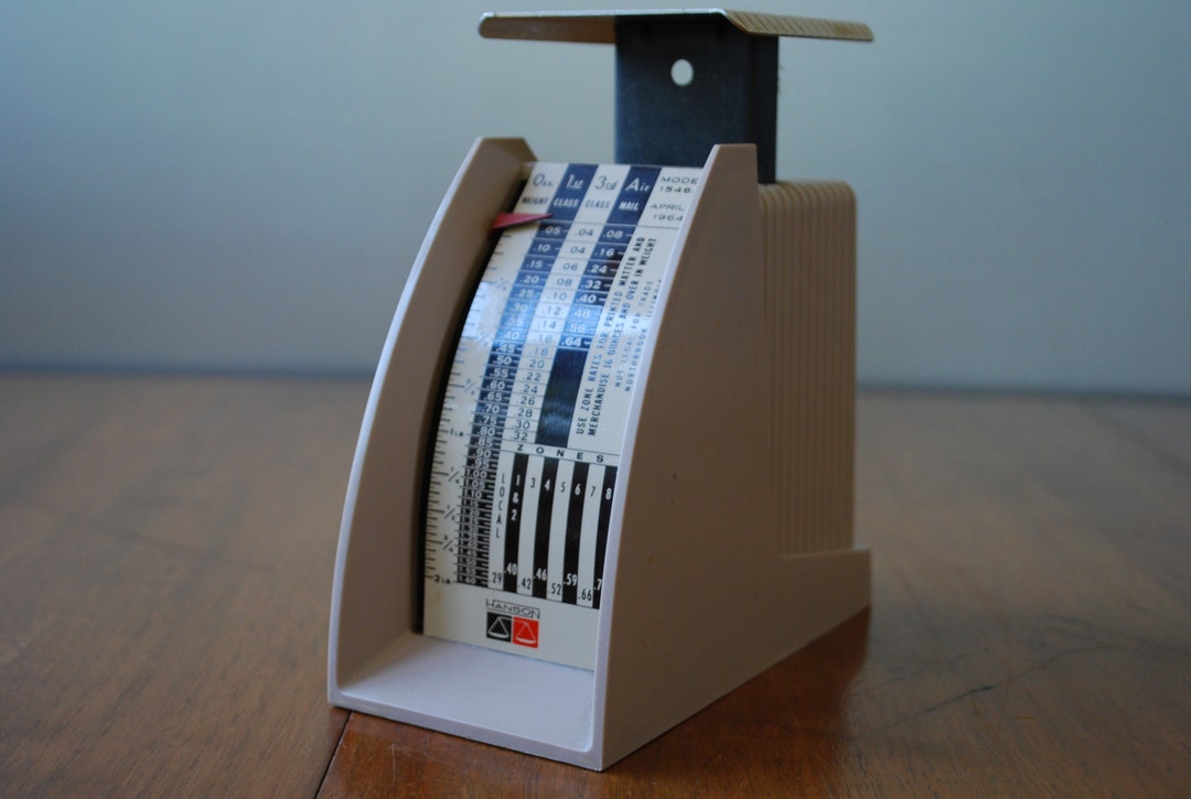 Vintage Large Hanson Postal Scale - Letter Scale - 1960's Retro ...