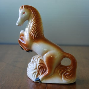 Vintage Horse Figurine 1950's Gloss finish Equine Mid Century image 2
