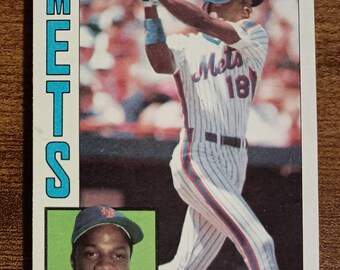 Proof 1984 Darryl Strawberry Nestle Rookie Baseball Card # 182