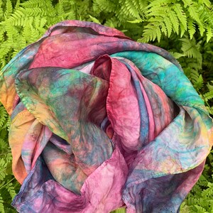 Play Silk, Rainbow Silk, Tent, Waldorf Silk, Mat, Play House, Waldorf Toy, Eco friendly toy, Montessori, Canopy, Frame silk image 5