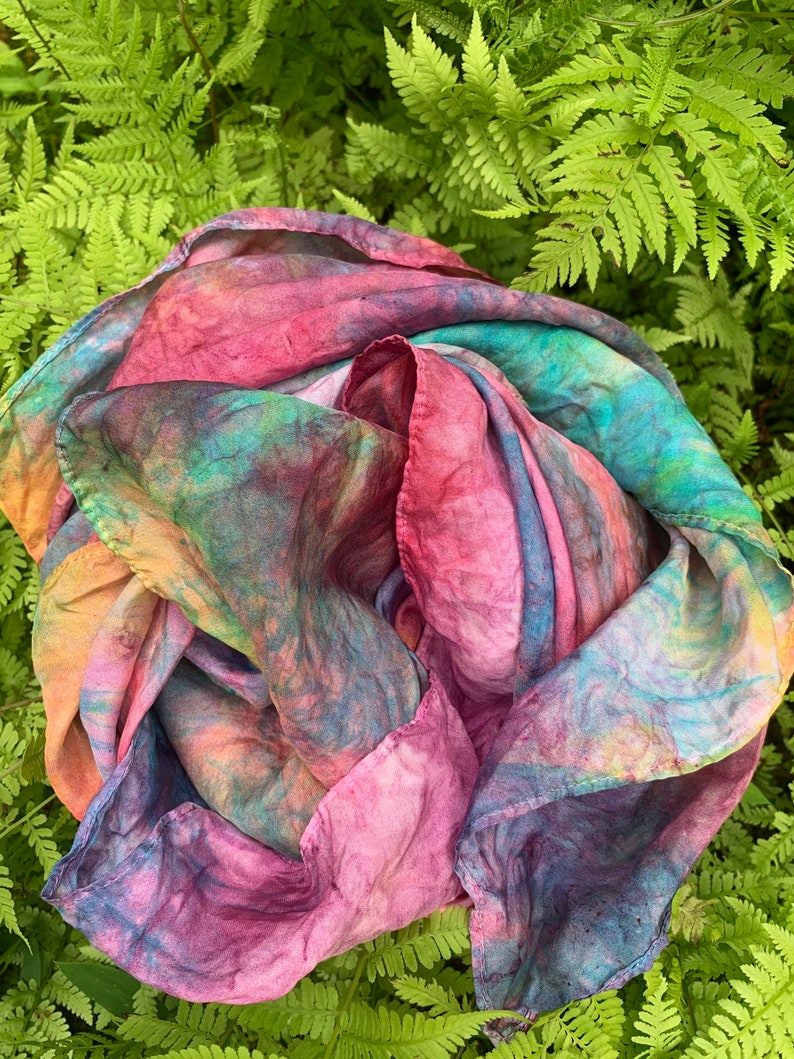 Play Silk, Rainbow Silk, Tent, Waldorf Silk, Mat, Play House, Waldorf Toy, Eco friendly toy, Montessori, Canopy, Frame silk image 5
