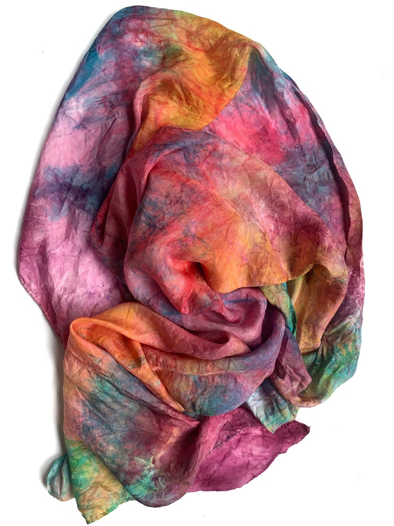 Play Silk, Rainbow Silk, Tent, Waldorf Silk, Mat, Play House, Waldorf Toy, Eco friendly toy, Montessori, Canopy, Frame silk image 6