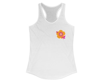 Keep Calm Y Siembra Algo, Keep Calm and Plant Something, Spanish, Spanglish, Women's Ideal Racerback Tank