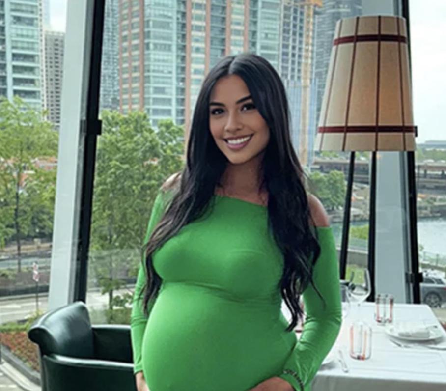 kelly green maternity dress Lukea Long Sleeve Mini Dress | Green Stripe | Womens