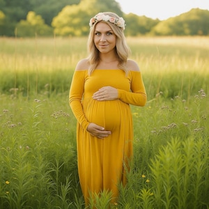 goldenrod maxi dress Evanthe Dress in Goldenrod