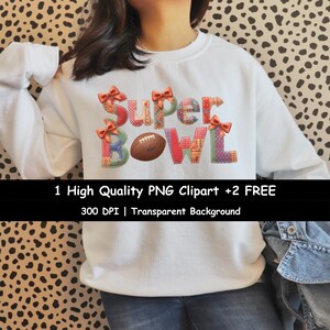 Super Bowl Patchwork Quilt Clipart | 2026 2027 PNG Bundle (Digital Download)