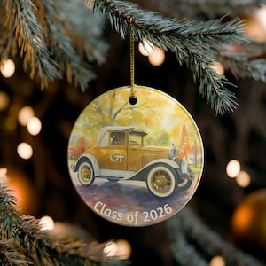Georgia Tech Ceramic Ornament | Class of 2026 Graduation Gift