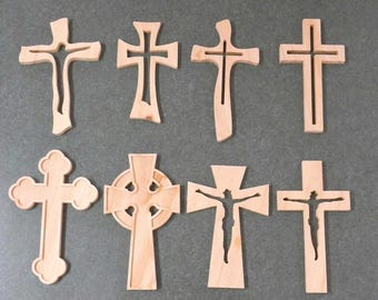 Wooden Cross CNC Template – 8 Designs, Vector Plans (Digital Download)