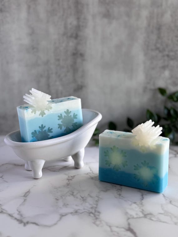 Winter Fairy Soap Bar (6.2) | Christmas Artisan Soap | Holiday Gift | Christmas Gift | Stocking Stuffer