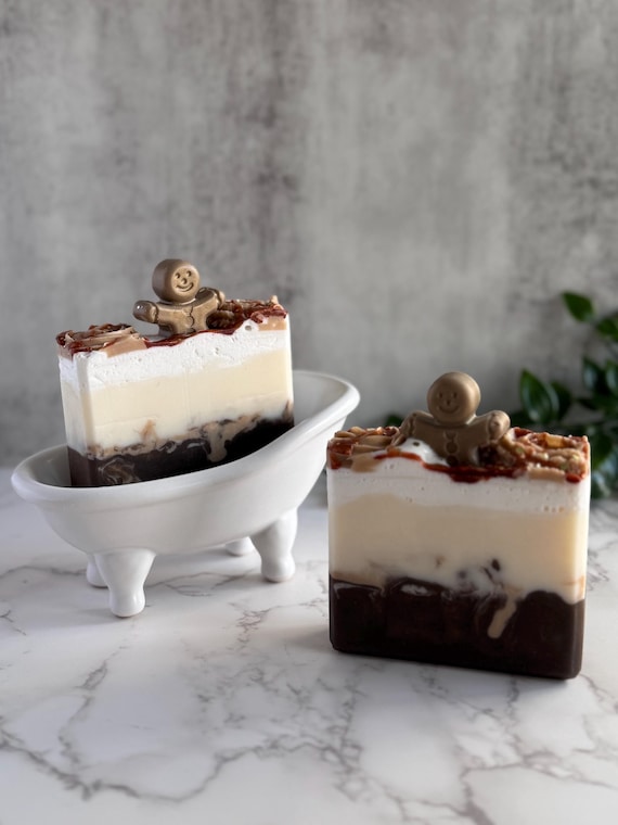 Cookies for Santa Soap (6.6 oz) | Holiday Bar Soap | Christmas Bakery Scent | Handmade Christmas Gift | Holiday Gift | Stocking Stuffer