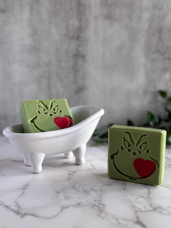 Mean One (4.2 oz) | Christmas Artisan Soap | Holiday Gift | Christmas Gift | Stocking Stuffer