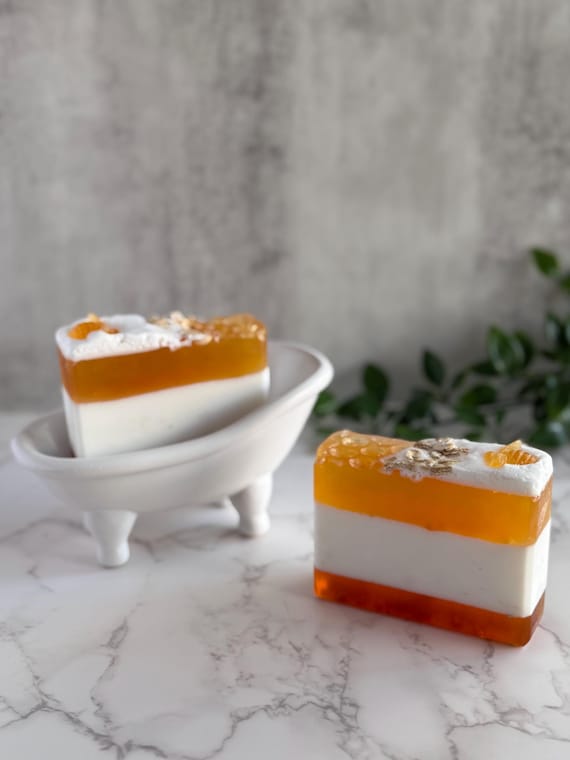 Oatmeal & Honey - Fragrance Free Soap Bar (6.3 oz)  | Artisan Soap | Natural Soap | Sensitive Skin |