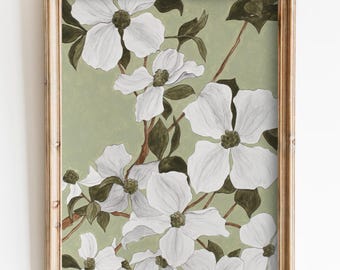 Impresión artística de Cornejo en flor