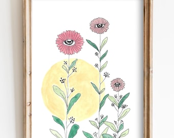 Impresión artística de Luna Flora
