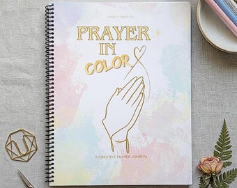Prayer in Color Journal – Creative Scripture Reflection, Guided Prompts