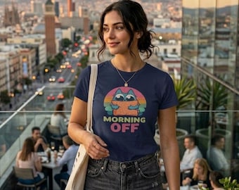 Morning Mode Off T-Shirt, Funny Morning Tee, Coffee Lover Humor Shirt