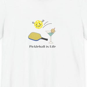 Pickleball Is Life Unisex Tee, Fun Pickleball Shirt, Sporty Casual Wear, Gift for Pickleball Lovers, Active Lifestyle Apparel