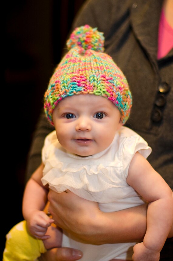 Items similar to Knit Baby Hat on Etsy