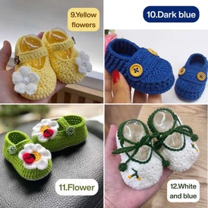 Handcrafted crochet baby booties with bear face, soft and cozy newborn shoes