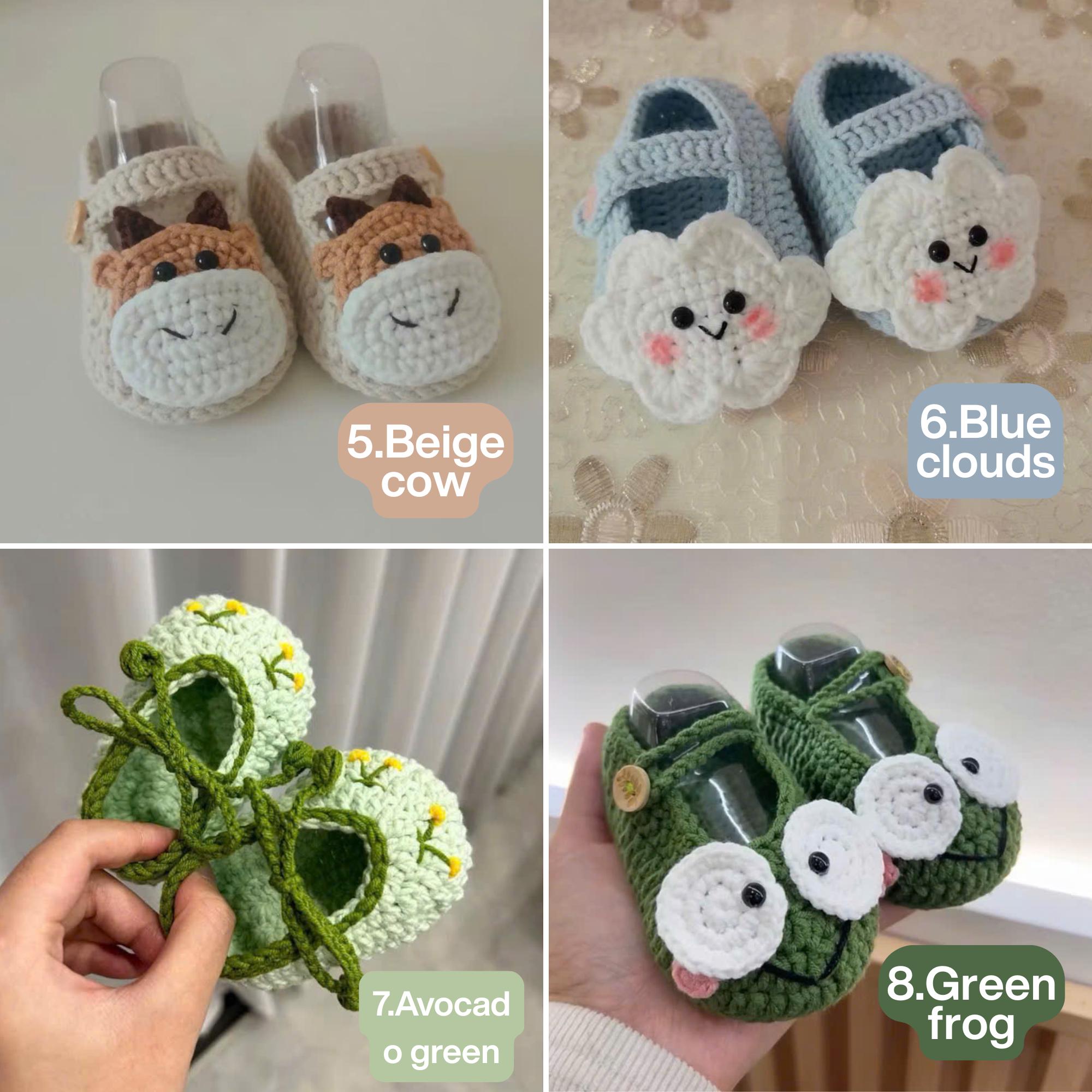 Crochet Baby Shoes Teddy Bear | Handmade Infant Booties | Newborn Gift ...