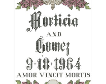 Victorian Gothic Wedding Sampler