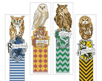 House Pride Cross Stitch Bookmarks Pattern (PDF Pattern)