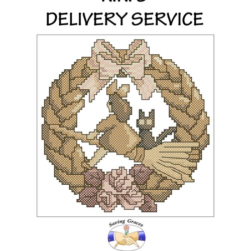 Kiki's Delivery Service Bakery Pattern large - Etsy