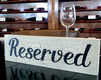 Reserved Sign | Save Table Wedding Wooden Event Signage