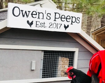 Chicken Coop Signs Etsy
