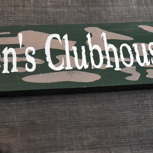 Custom Playhouse Sign for Kids Clubhouse, Fort, Playroom, Bedroom Decor image 4