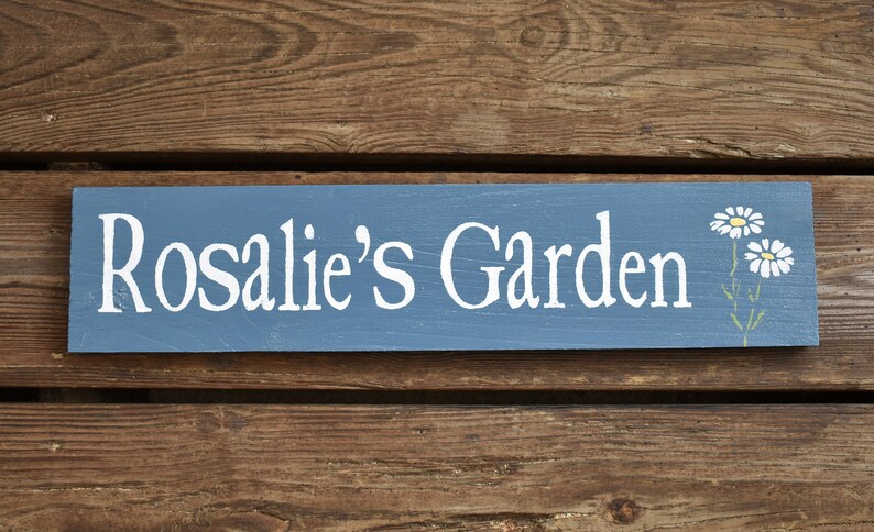 Personalized Garden Sign Custom Colors and Design Mother's Day Gift image 5