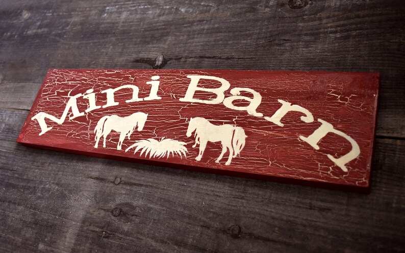 Personalized Horse Sign Custom Goat or Stable Sign Wooden Sign image 4