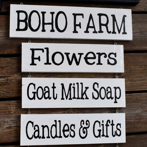 Farm Stand Sign Custom Farmers Market Signage Roadside Natural Foods Store Business Plaques image 3