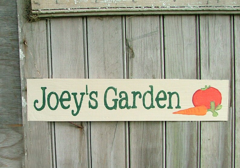 Personalized Garden Sign Custom Colors and Design Mother's Day Gift image 2