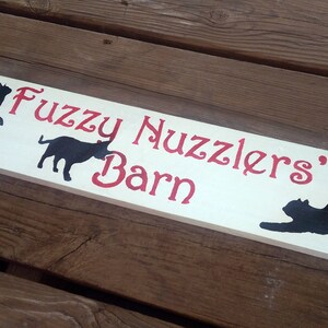 Personalized Horse Sign Custom Goat or Stable Sign Wooden Sign image 8