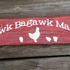 Outdoor Custom Coop Sign Personalized Farm Signage Pun With Chickens Eggs for Sale Barn Name image 8