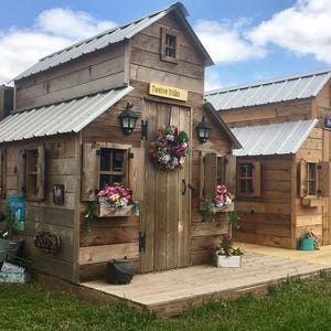 Outdoor Custom Coop Sign Personalized Farm Signage Pun With Chickens Eggs for Sale Barn Name image 6