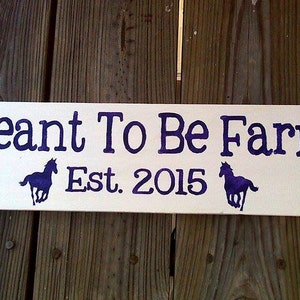 Personalized Horse Sign Custom Goat or Stable Sign Wooden Sign image 5