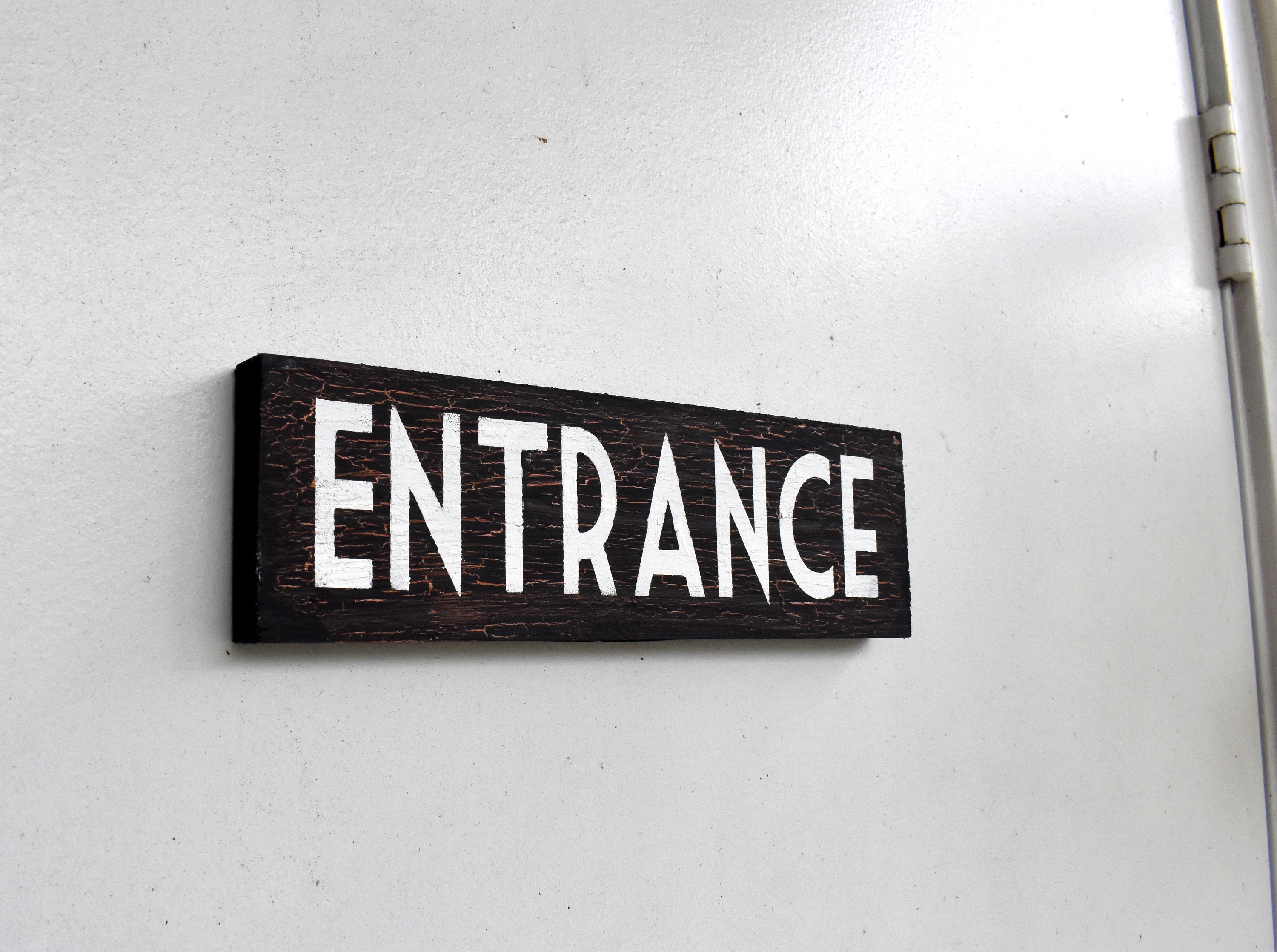 Entrance Sign For Business Enter Here Signage Front 50