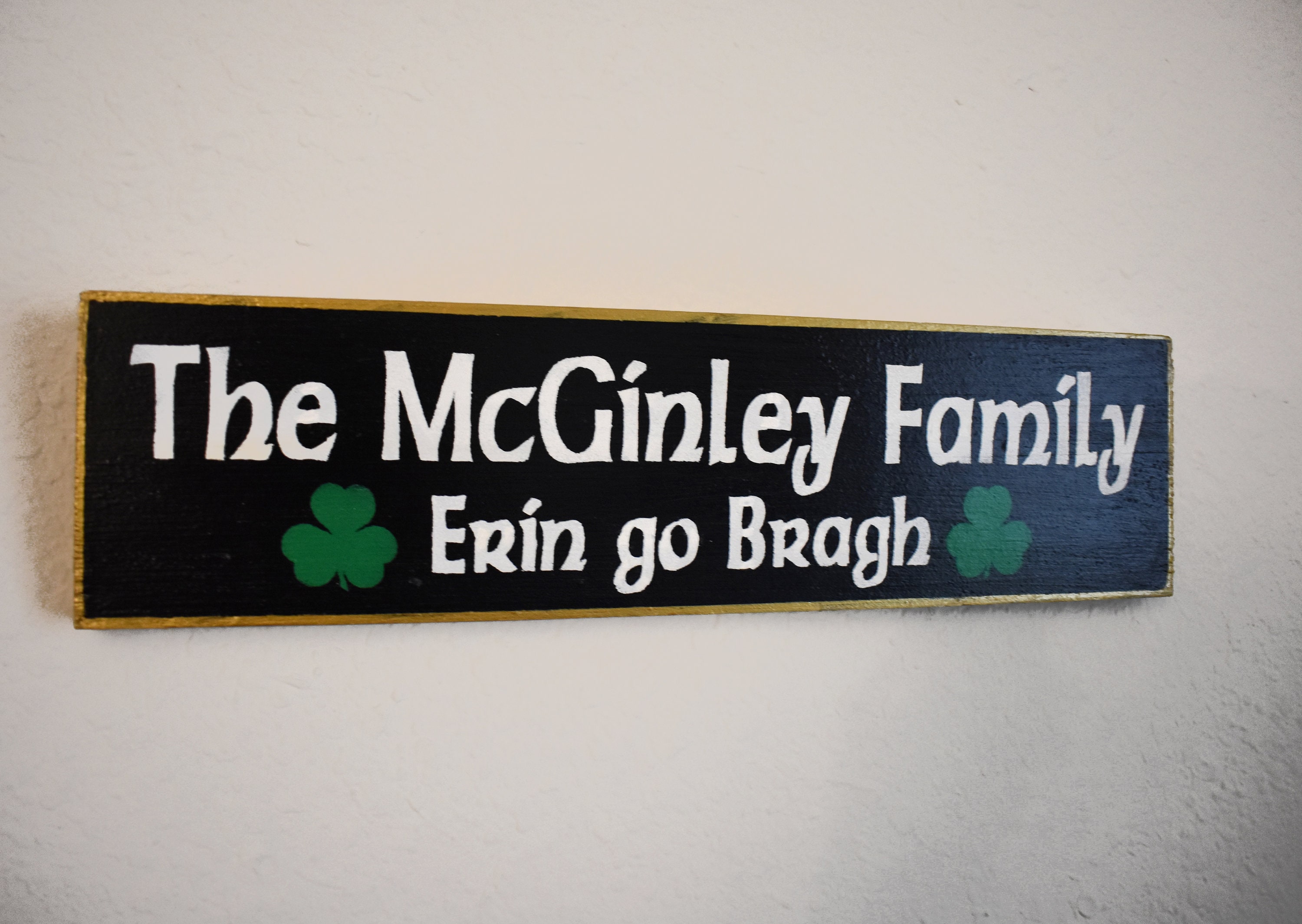 Personalized Irish Pub Sign Custom Bar Signage Tavern Home Etsy