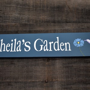 Personalized Garden Sign Custom Colors and Design Mother's Day Gift image 1